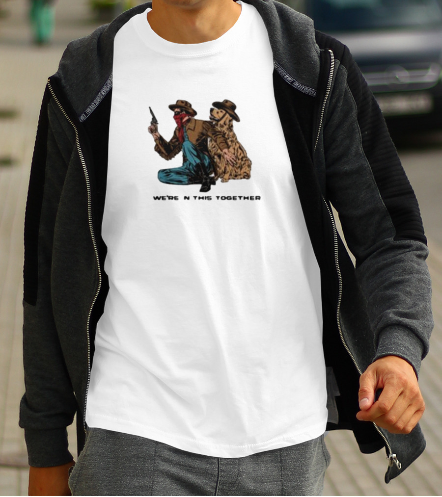 Midnightbandit We're In This Together Cowboy And Dog Duo T-Shirt