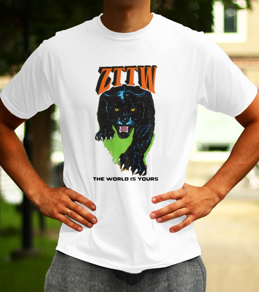 ZTTW The World Is Yours Black Panther T-Shirt
