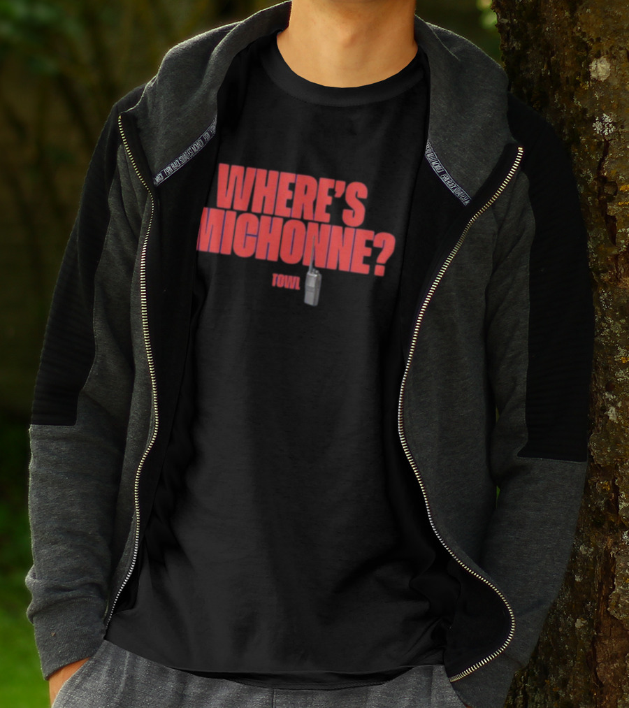 Where's Michonne TOWL The Walking Dead Walkie T-Shirt