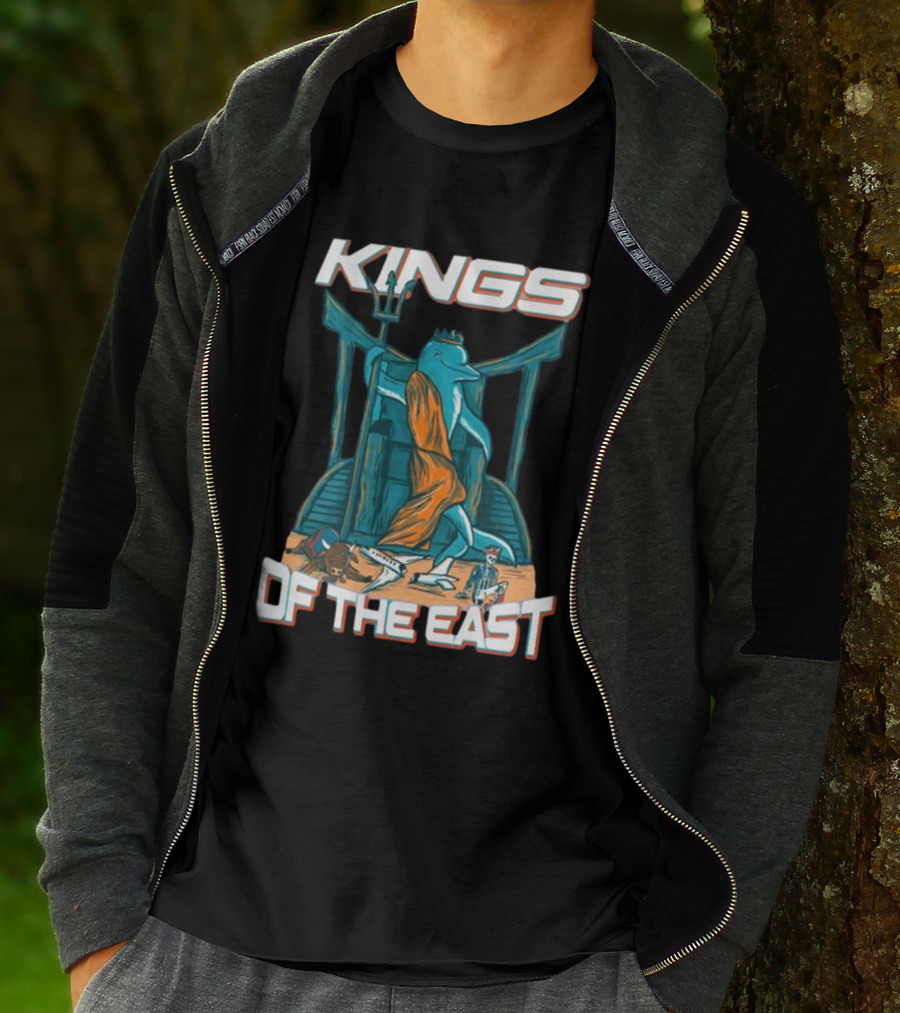 Nickysmokess Miami Dolphins Kings Of The East T-Shirt