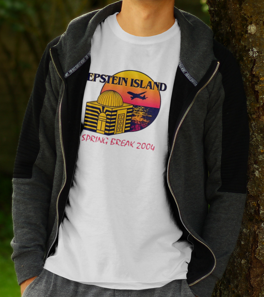 Shitheadsteve Epstein Island Airplane Dome Sunset Spring Break 2004 T-Shirt