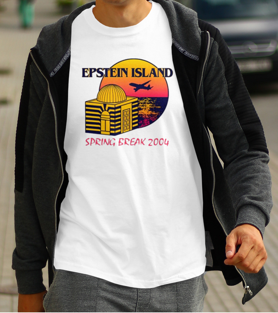 Shitheadsteve Epstein Island Airplane Dome Sunset Spring Break 2004 T-Shirt