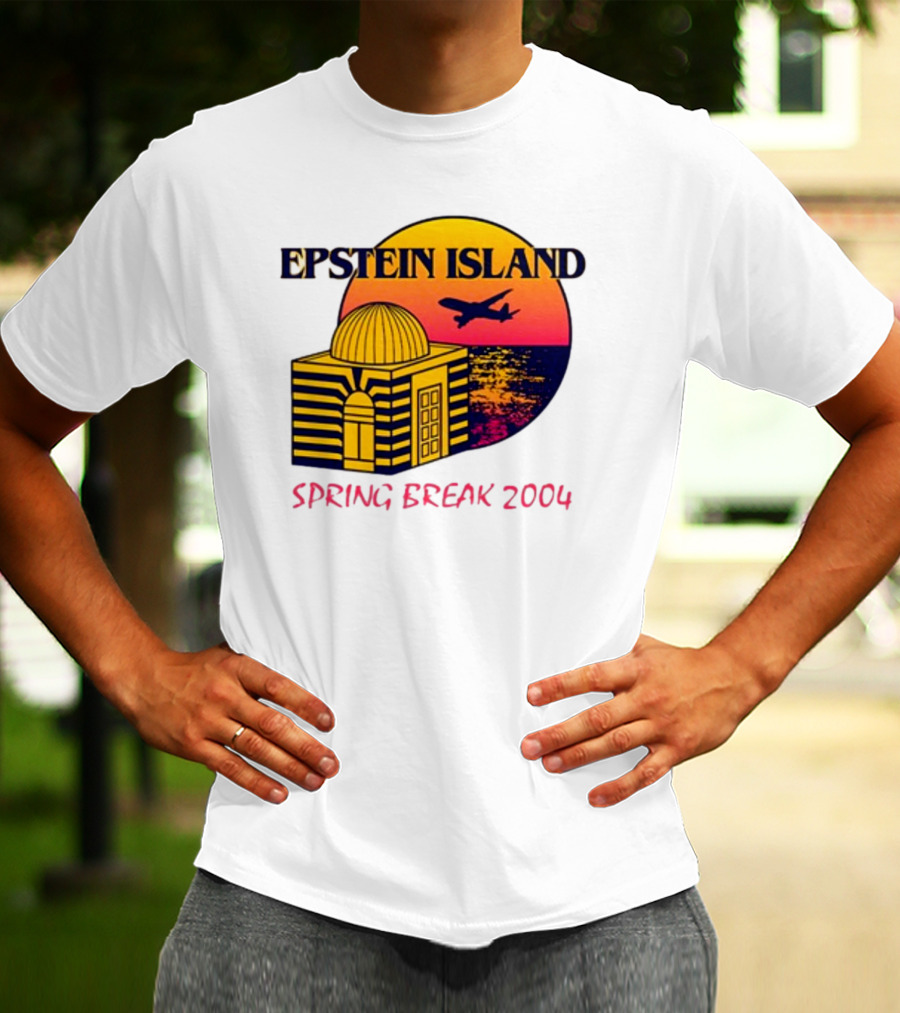 Shitheadsteve Epstein Island Airplane Dome Sunset Spring Break 2004 T-Shirt