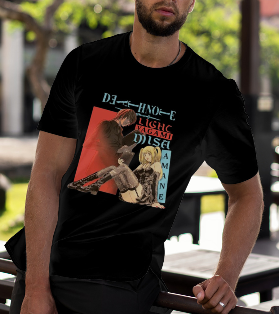 Death Note Light Yagami Misa Amane T-Shirt