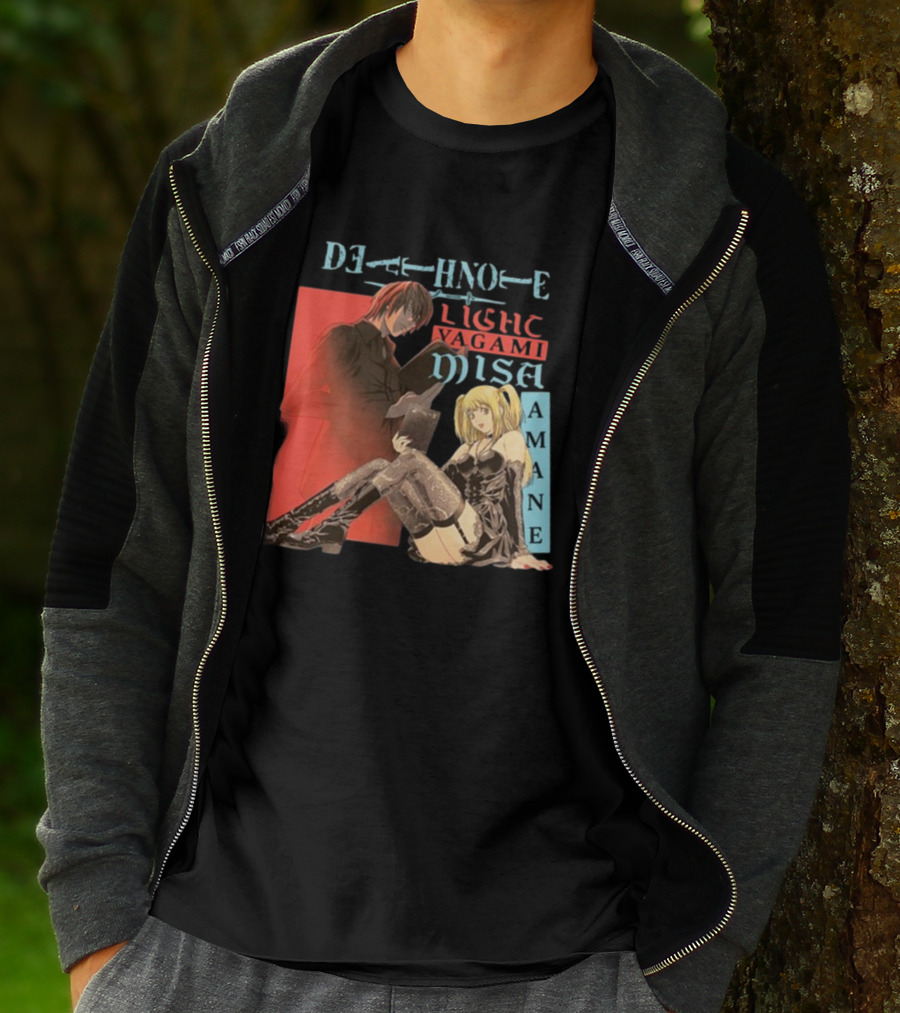 Death Note Light Yagami Misa Amane T-Shirt