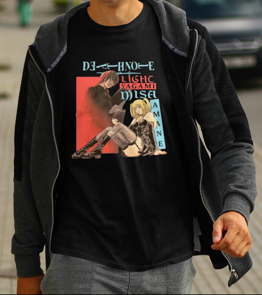 Death Note Light Yagami Misa Amane T-Shirt