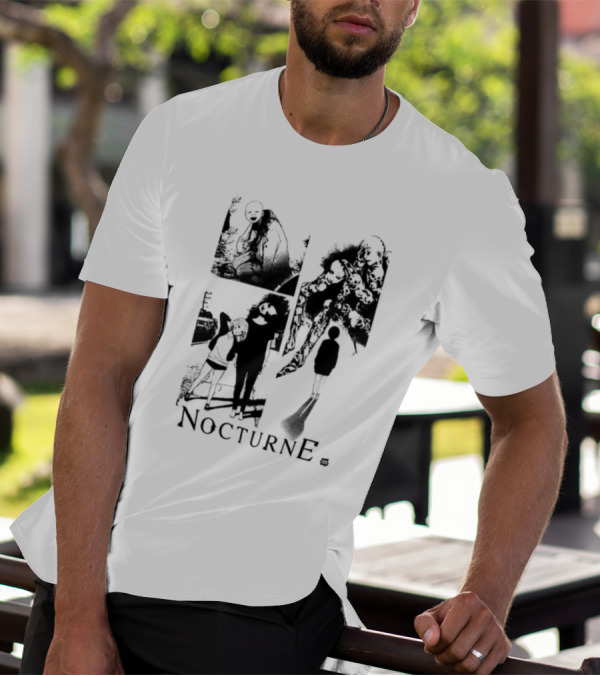Nocturne Fyyaa123 Mysterious Panels Horror Figures T-Shirt