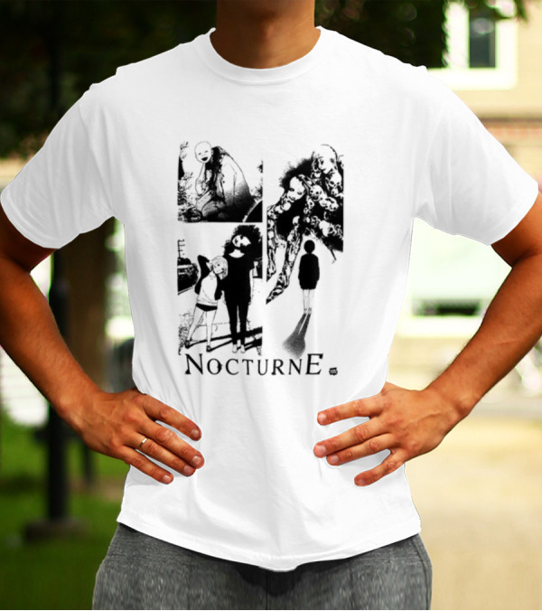 Nocturne Fyyaa123 Mysterious Panels Horror Figures T-Shirt