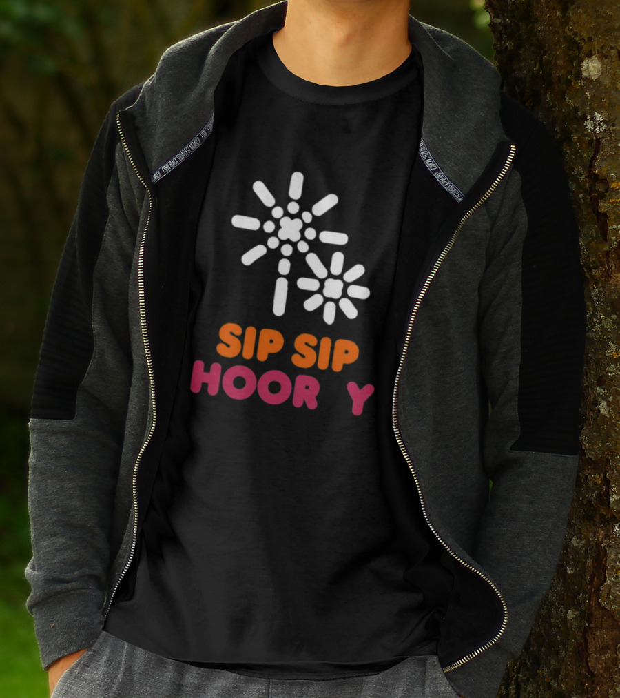 NeoooBs Sip Sip Hooray Y Dunkin' T-Shirt