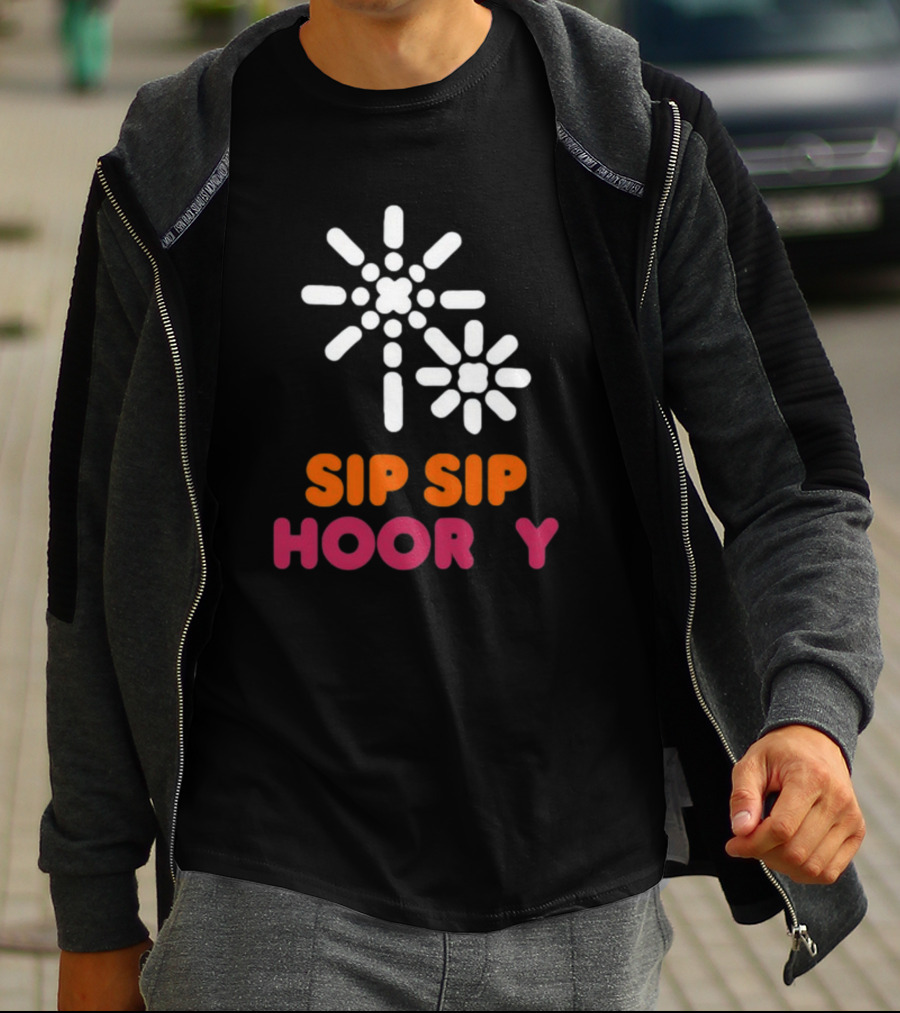 NeoooBs Sip Sip Hooray Y Dunkin' T-Shirt