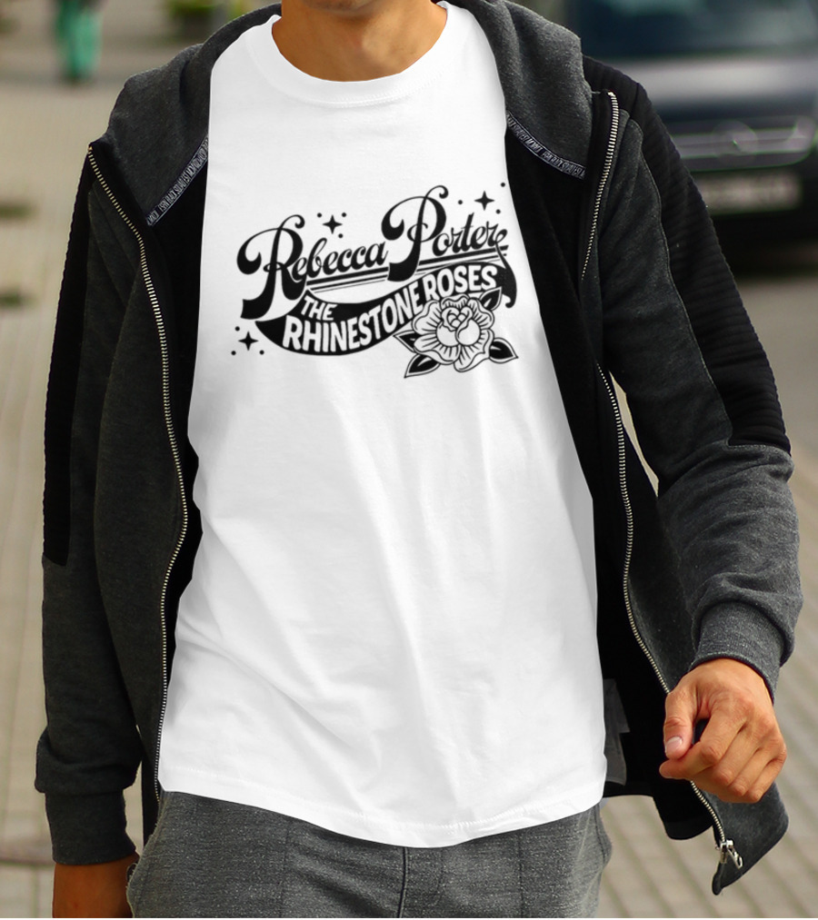 Rebecca Porter And The Rhinestone Roses Vintage Floral T-Shirt