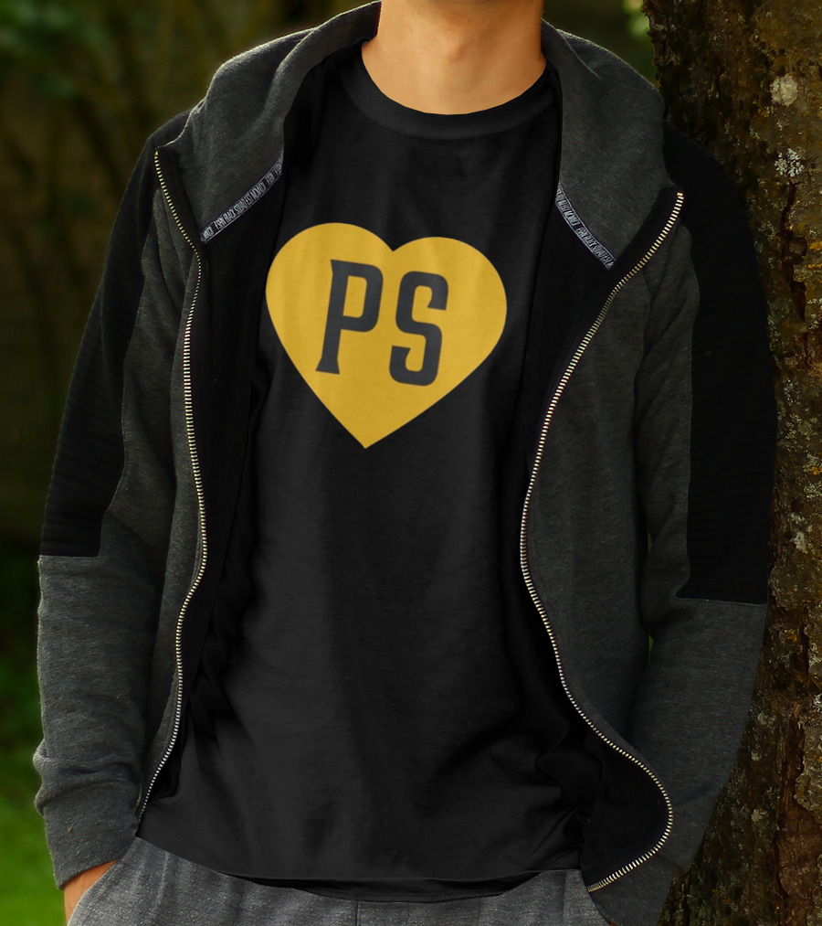 Peter Seidler PS Yellow Heart T-Shirt