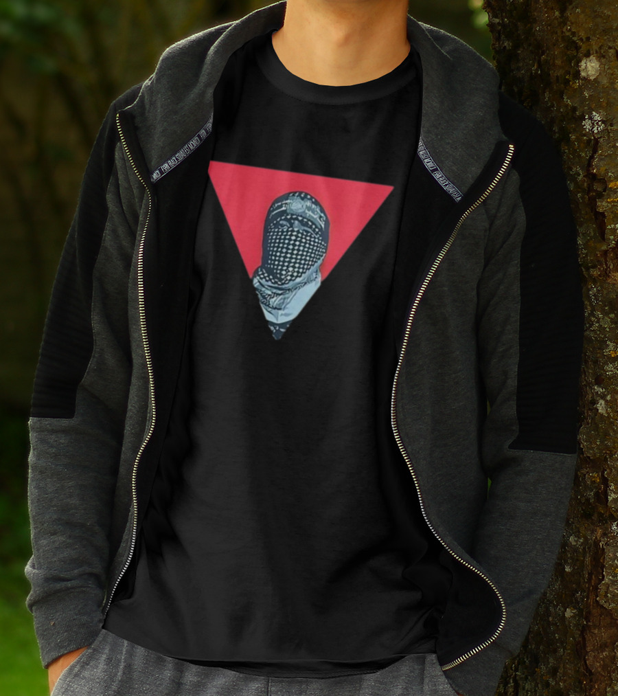 Sprinter99800 Symbol Of Pride And Resistance Red Triangle Masked Figure T-Shirt