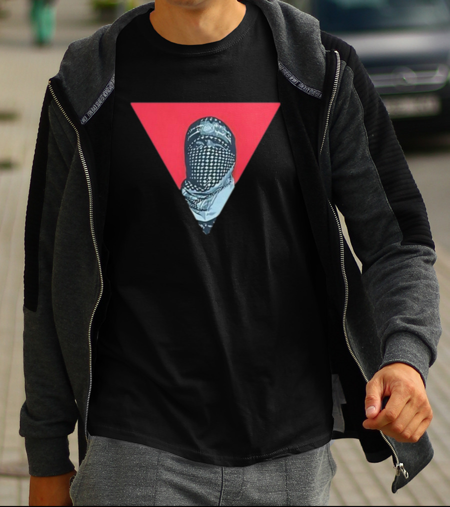 Sprinter99800 Symbol Of Pride And Resistance Red Triangle Masked Figure T-Shirt