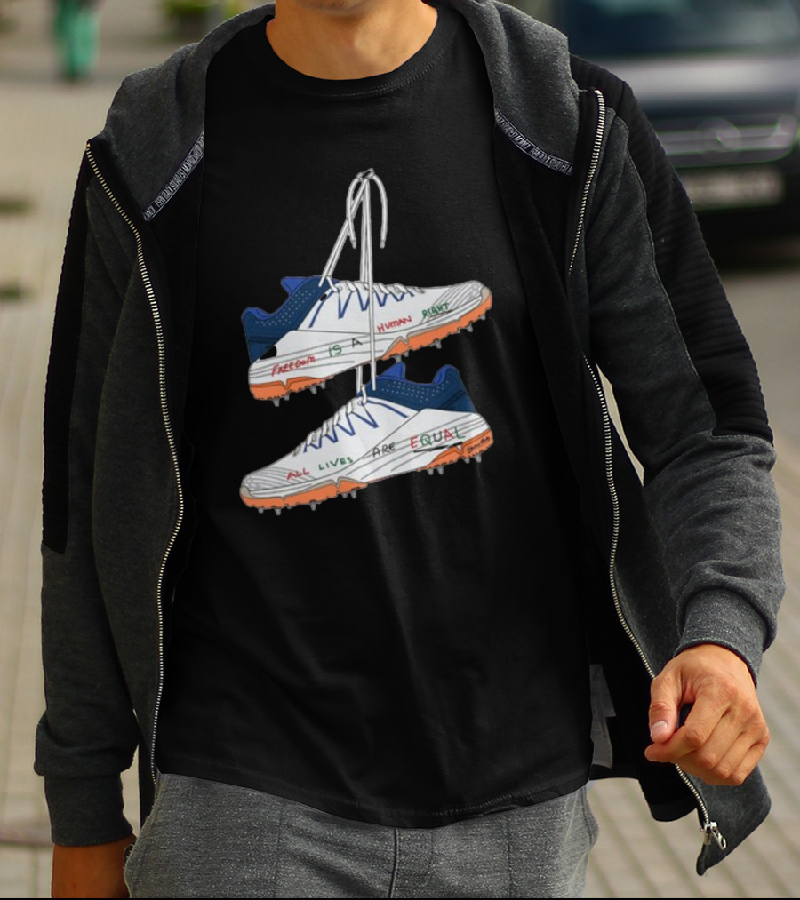 Freedom Is A Human Right All Lives Are Equal Cleats T-Shirt