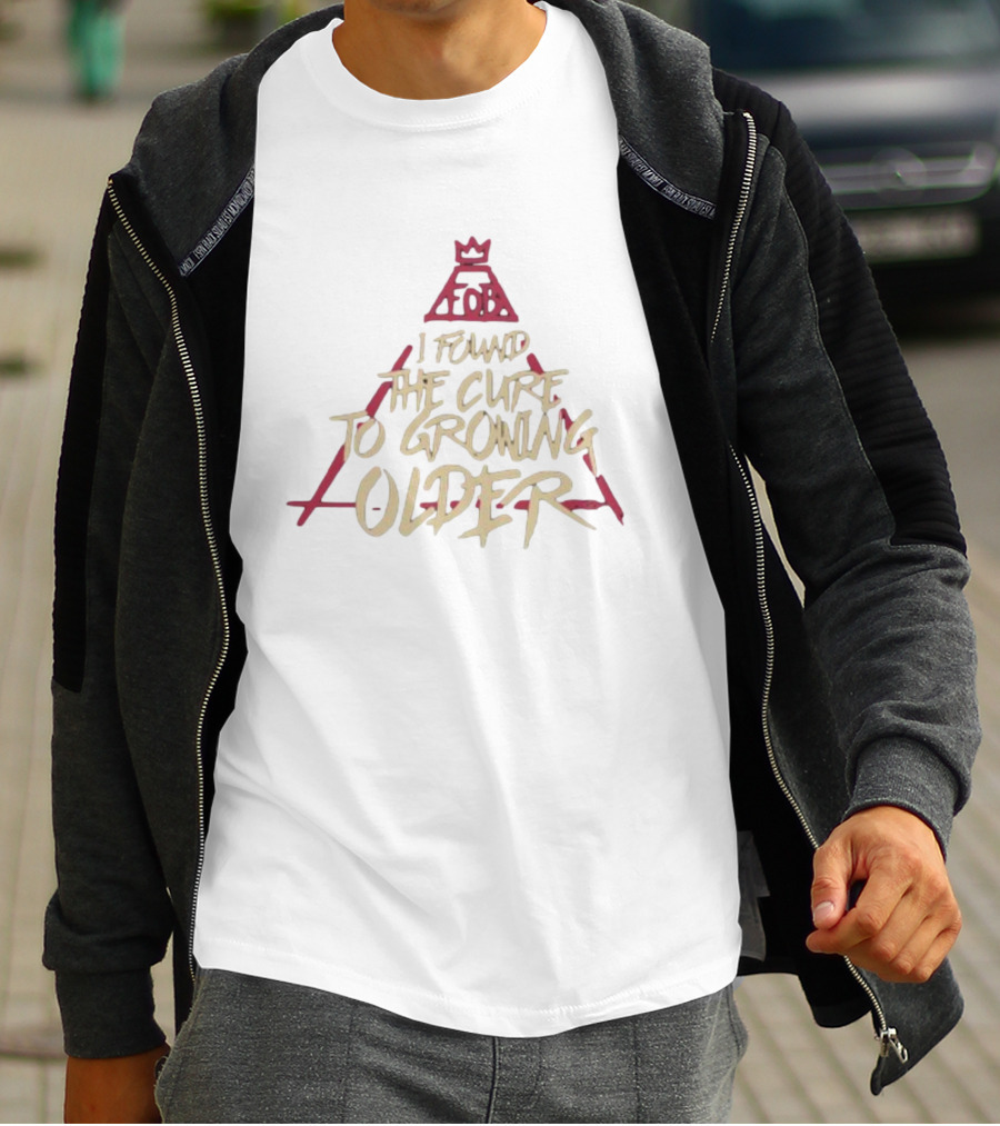FOB I Found The Cure To Growing Older Crown Pyramid T-Shirt