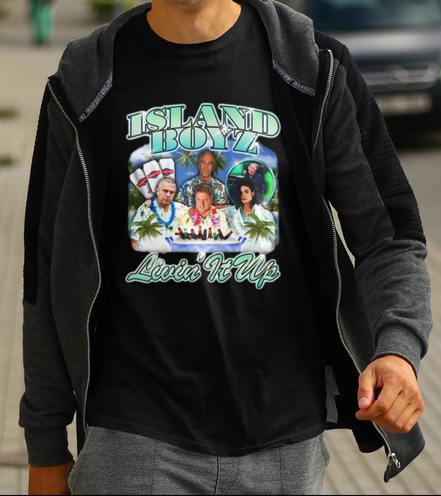 Island Boyz Livin It Up With Tropical Vibes And Friends T-Shirt