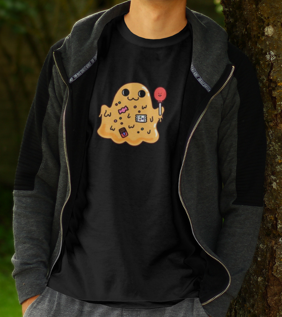 SCP 999 Tickle Monster Holding A Smiling Lollipop With Candy Elements T-Shirt