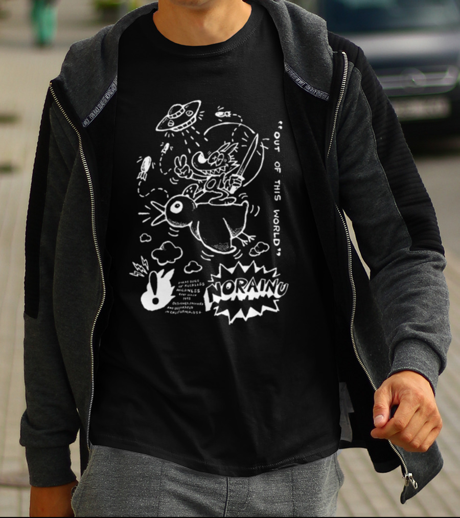 NORAINU Out Of This World UFO Adventure T-Shirt