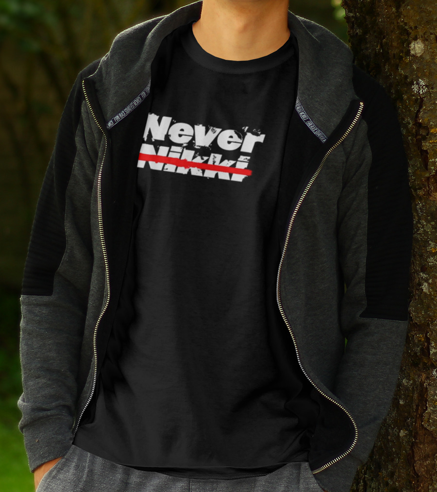 Never Nikki Crossed Out Red Line T-Shirt