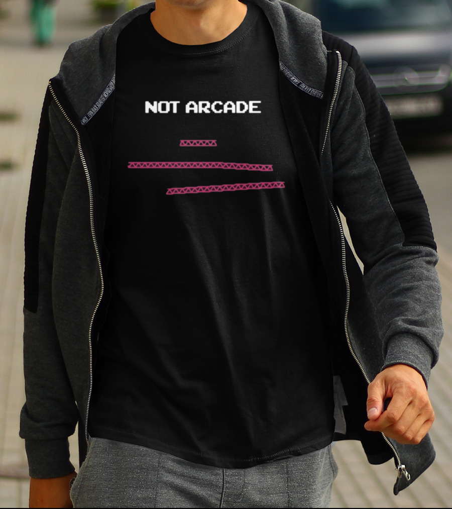 Not Arcade Pixelated T-Shirt