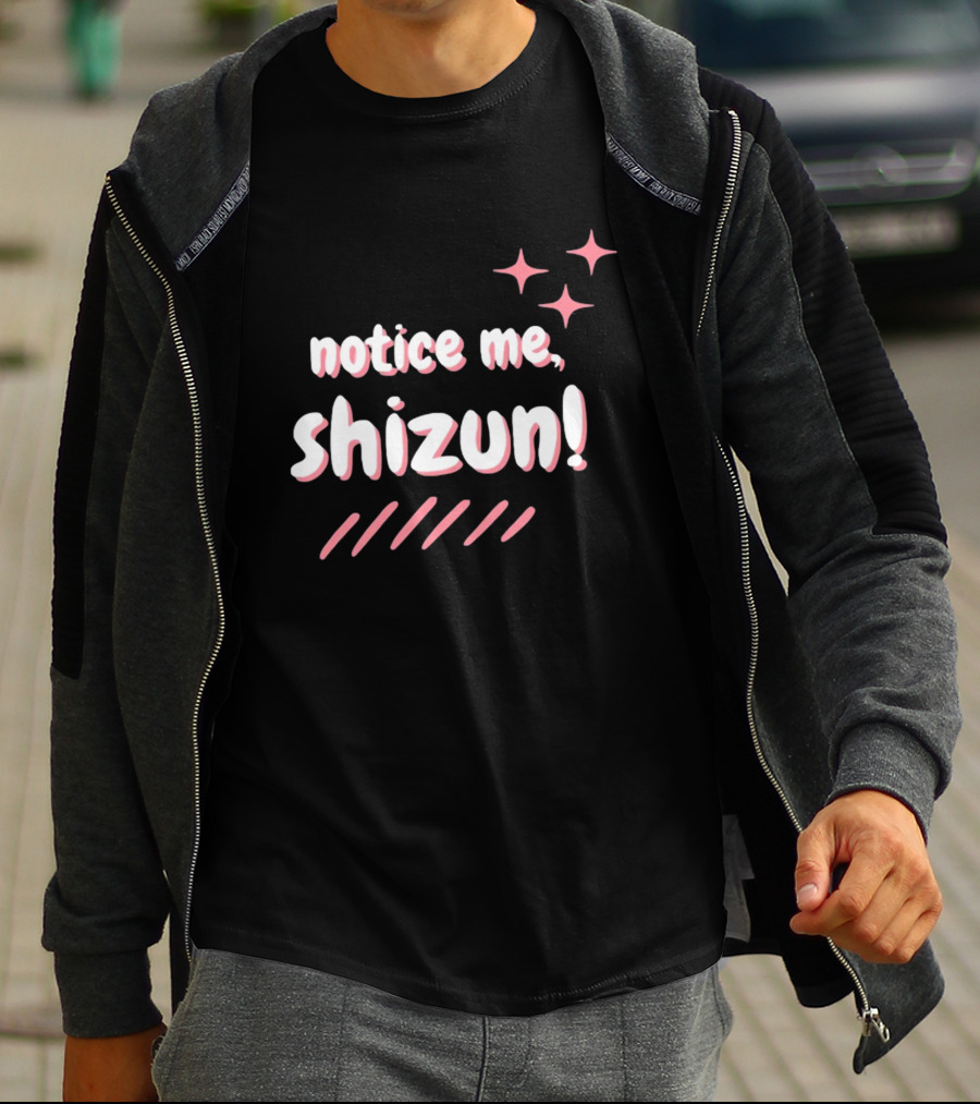 Notice Me Shizun Stars Pink Stripes T-Shirt