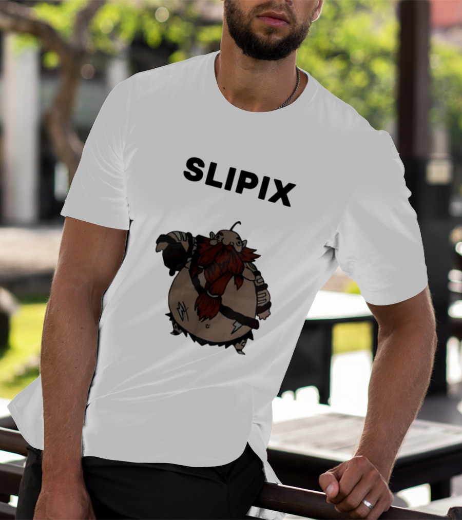 Slipix Tds Character Bold Bearded Figure T-Shirt