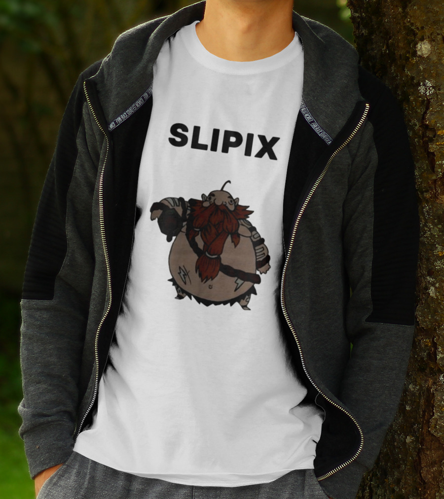 Slipix Tds Character Bold Bearded Figure T-Shirt