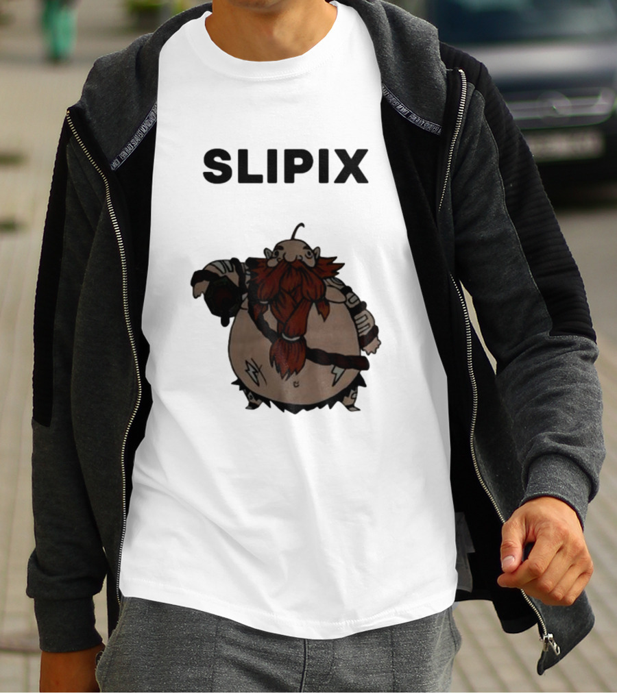 Slipix Tds Character Bold Bearded Figure T-Shirt
