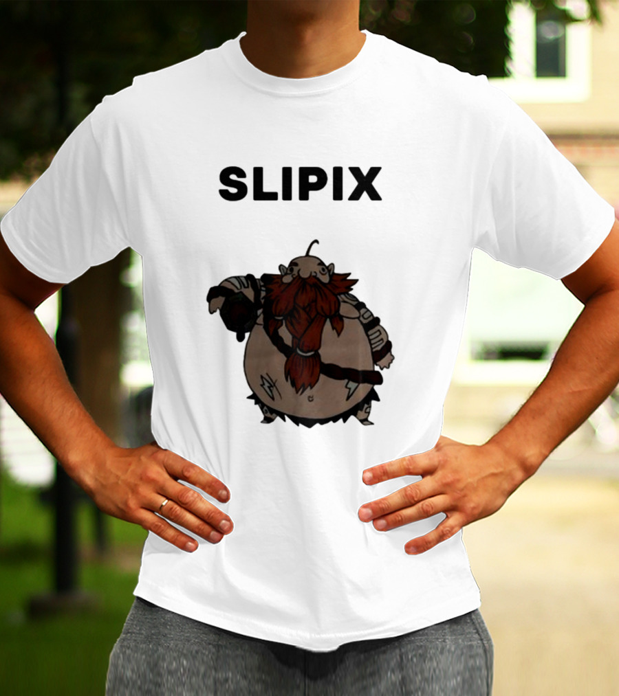 Slipix Tds Character Bold Bearded Figure T-Shirt