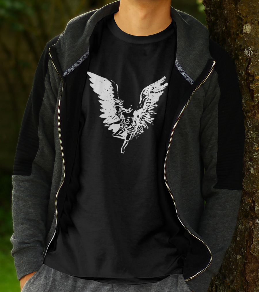Therapy When I Get Rich All The Homies Getting Therapy Angel Wings T-Shirt