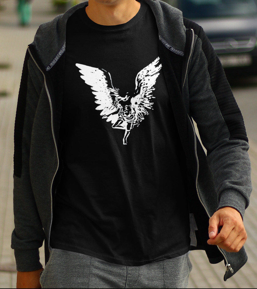 Therapy When I Get Rich All The Homies Getting Therapy Angel Wings T-Shirt