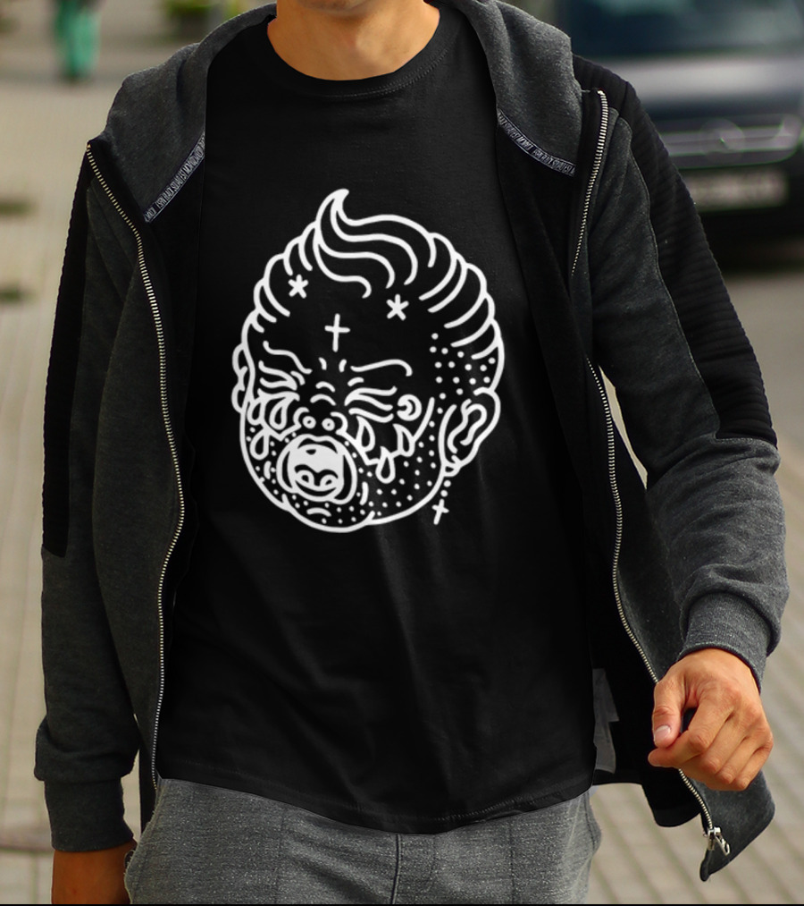 Wade Macneil Crybaby Monochrome T-Shirt