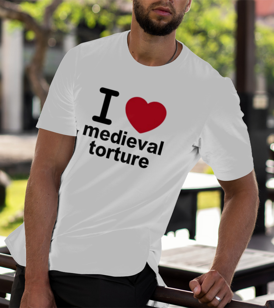 Wii Goth I Love Medieval Torture T-Shirt