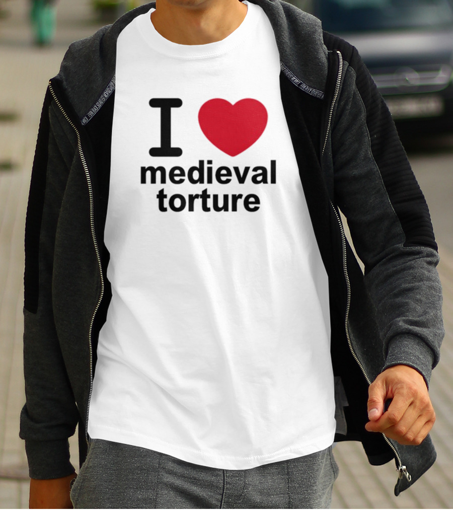 Wii Goth I Love Medieval Torture T-Shirt