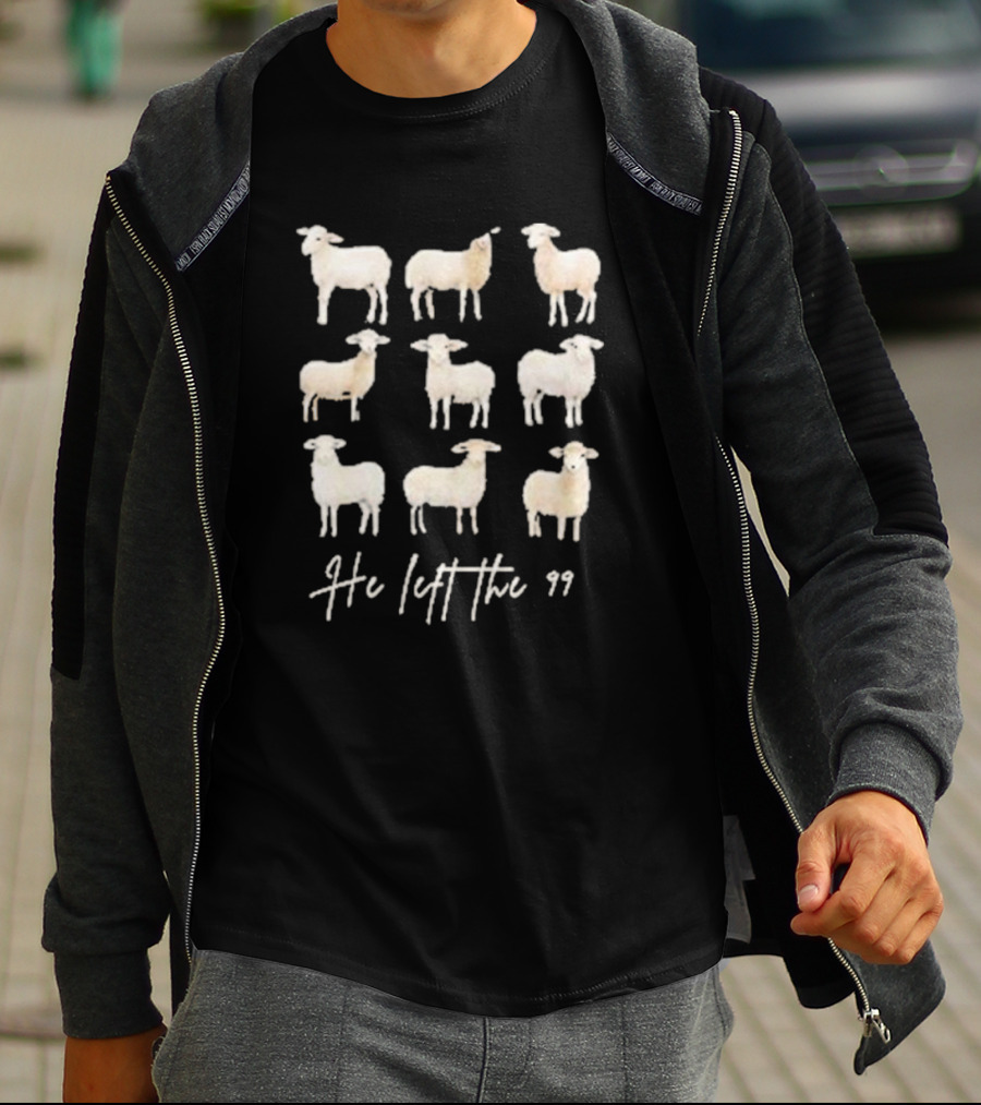 He Left The 99 Women’s Lost Sheep Printed T-Shirt