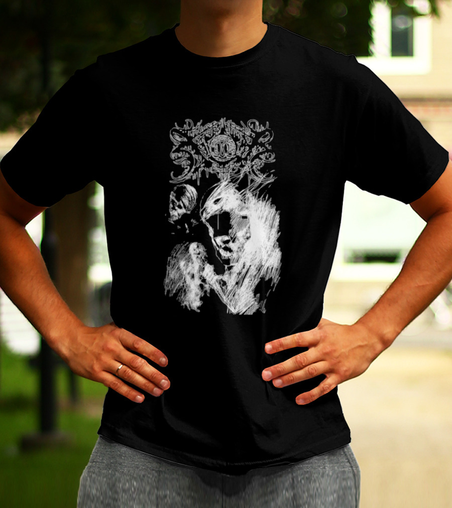 Xasthur Morbid Sketches Abstract Dark T-Shirt