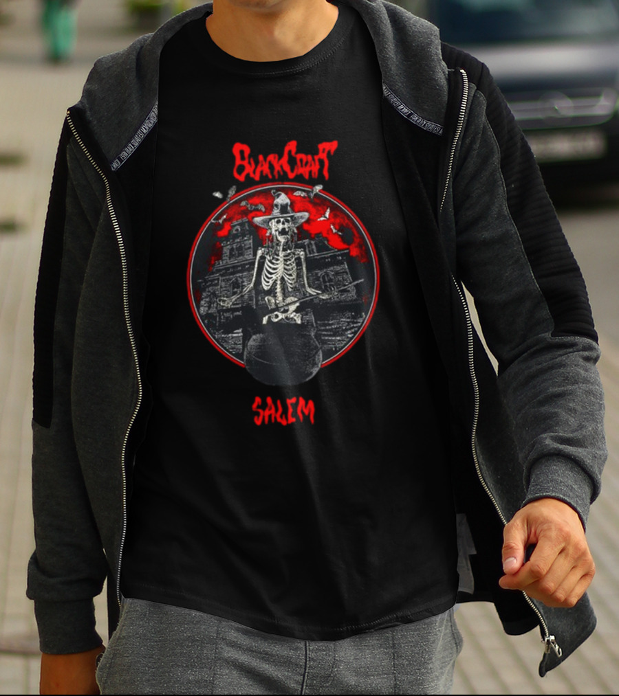Blackcraft Salem Skeleton Witch Stew T-Shirt