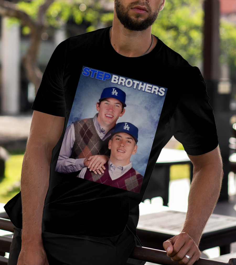 Bobby Miller Walker Buehler LA Step Brothers T-Shirt