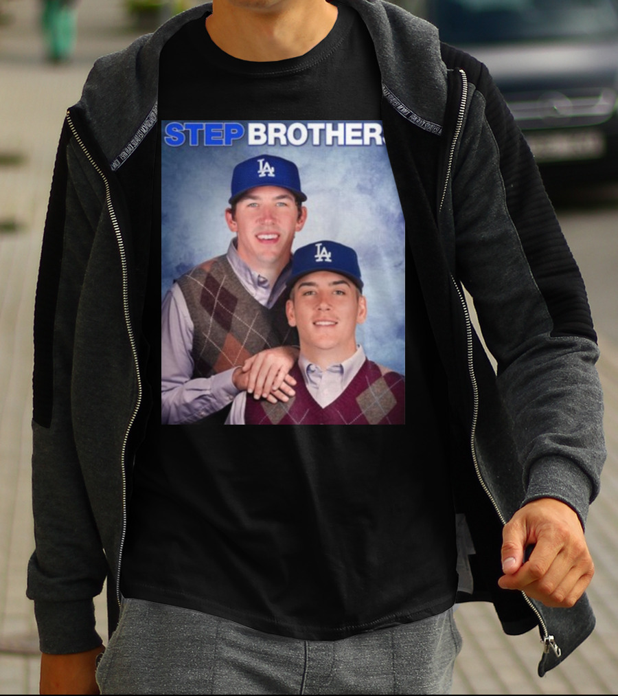 Bobby Miller Walker Buehler LA Step Brothers T-Shirt