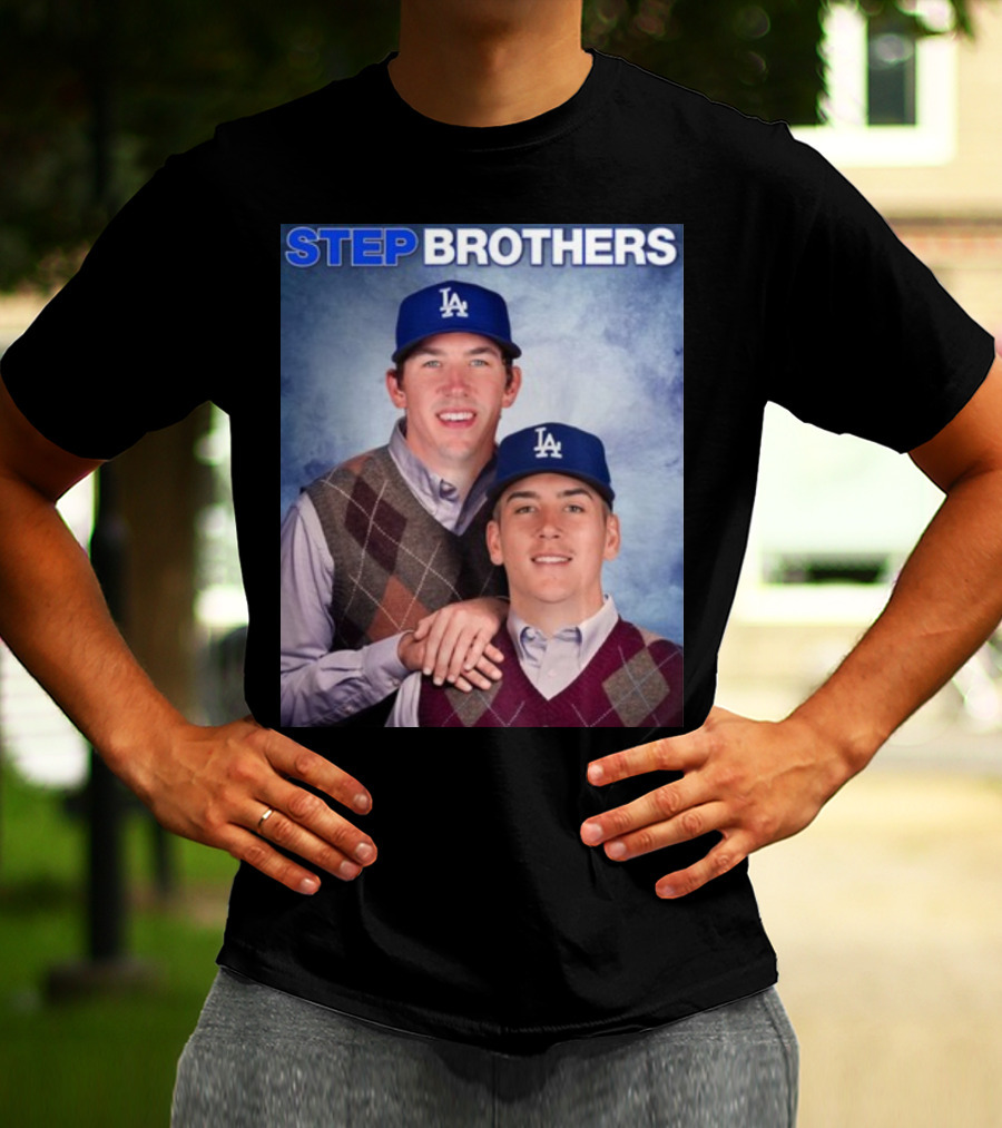 Bobby Miller Walker Buehler LA Step Brothers T-Shirt
