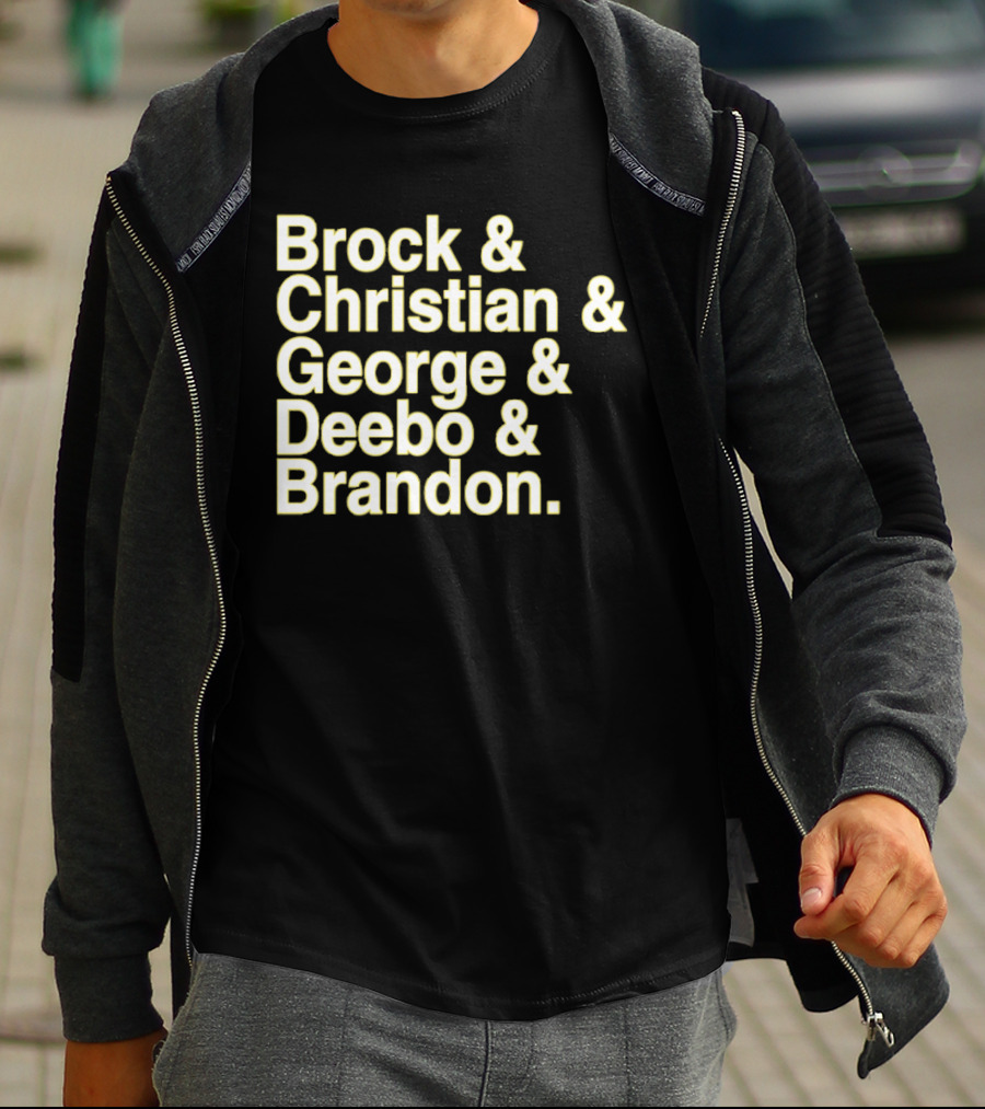 Brock And Christian And George And Deebo And Brandon T-Shirt