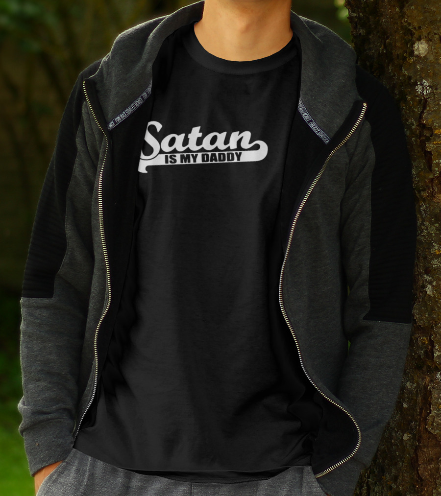Satan Is My Daddy 70s Retro T-Shirt