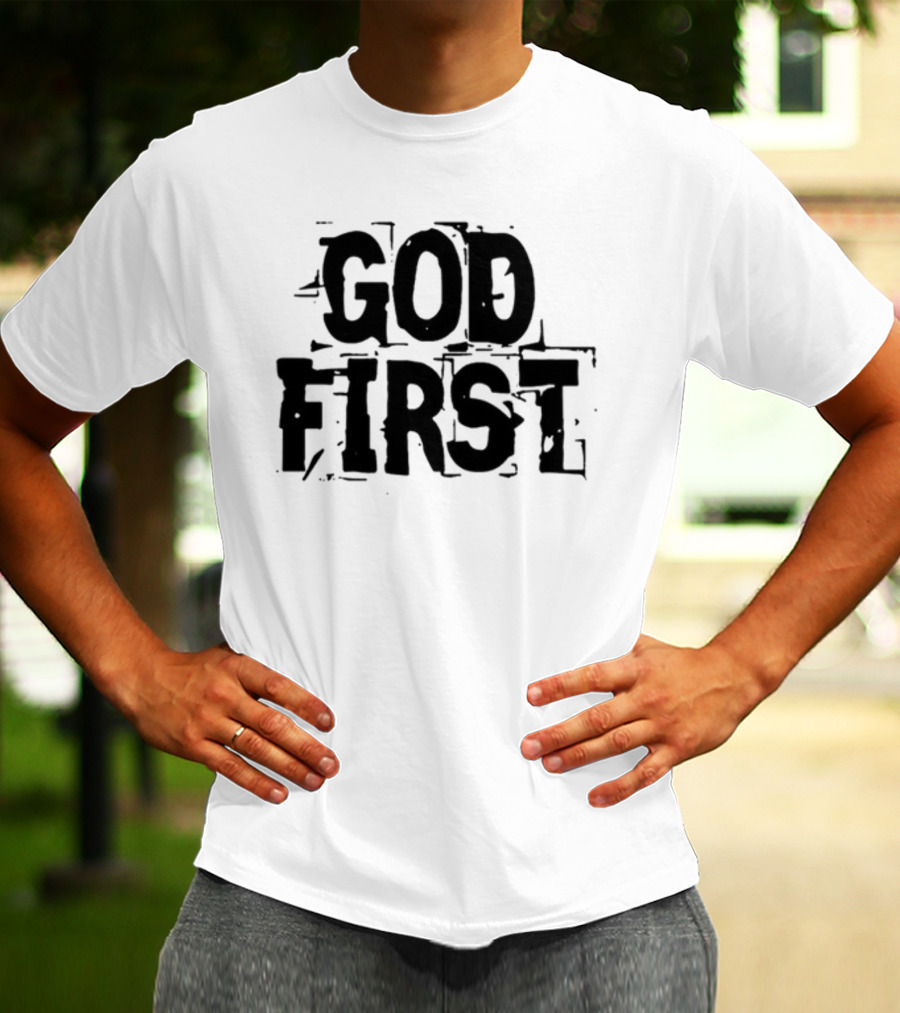 Reformedbychrist God First Faithful Priority T-Shirt
