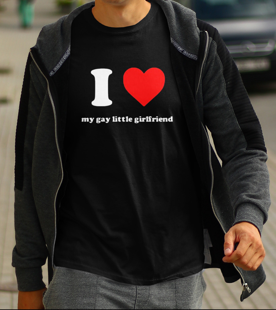 I Heart My Gay Little Girlfriend Vinny Mauro T-Shirt