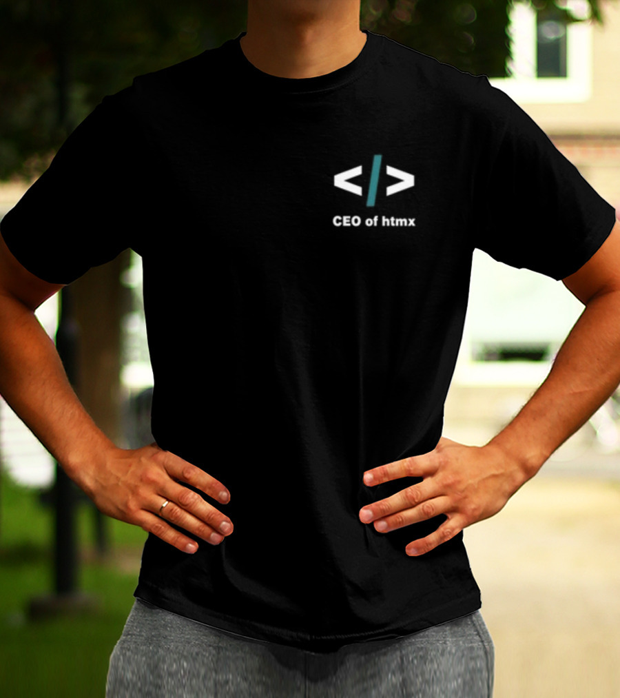 CEO Of Htmx Code Tag T-Shirt