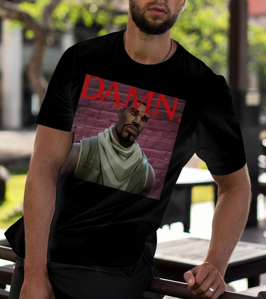 Rroguethreads Kendrick Lamar Spitfire Damn Brick Wall Character T-Shirt