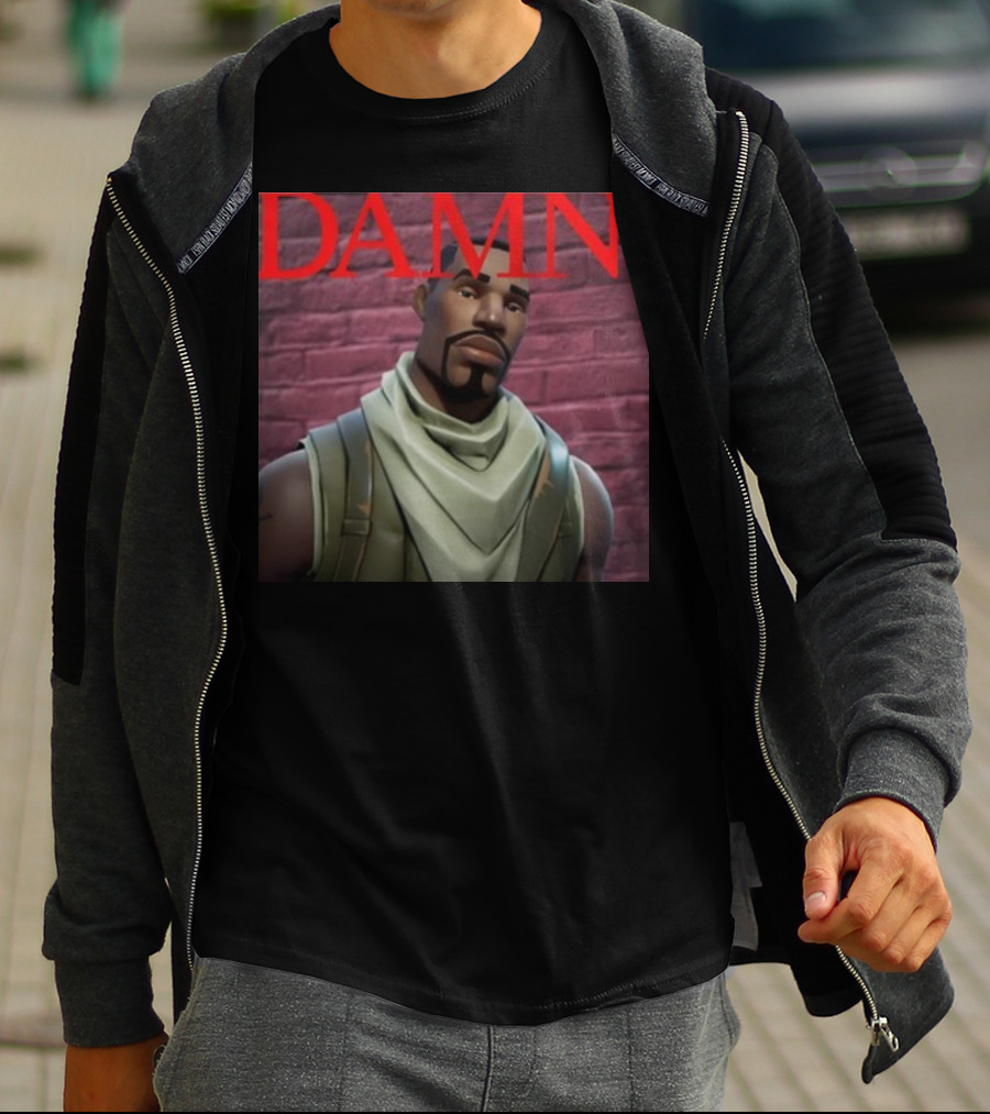 Rroguethreads Kendrick Lamar Spitfire Damn Brick Wall Character T-Shirt