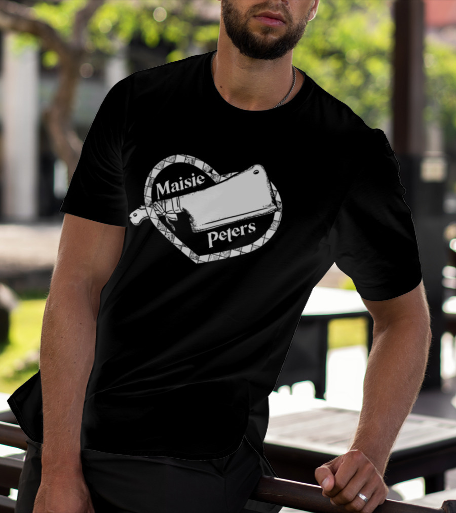 Maisie Peters Cleaver Heart Motif T-Shirt