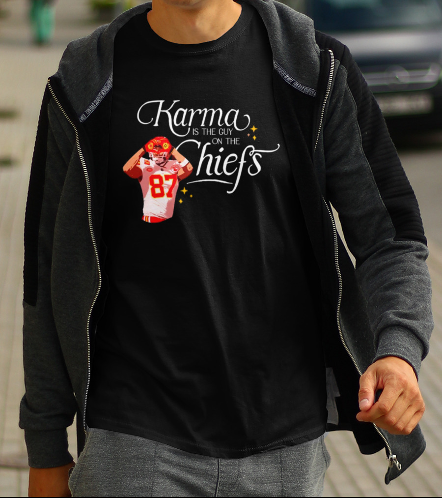 Karma Is The Guy On The Chiefs 87 T-Shirt